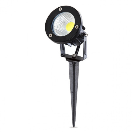 Foco LED Jardines 7W 630Lm 6000ºK   Pincho 50.000H  [SL-CPDC09-7W-CW]