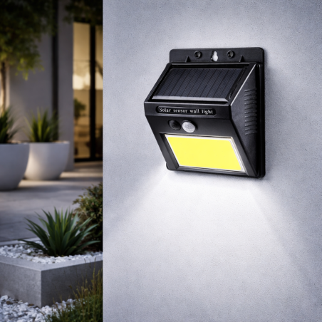 Aplique LED 6000ºK Solar IP65 Sensor 40.000H  [LUM-LUM150-PIR]
