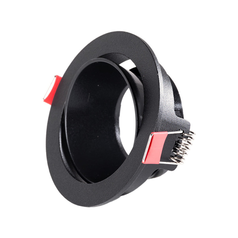 Downlight Circular GU10 Sin Portalámparas/Bombilla - Negro  [LUM-YC396A16]