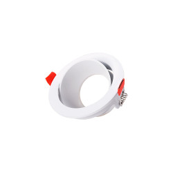 Downlight Circular GU10 Sin Portalámparas/Bombilla - Blanco