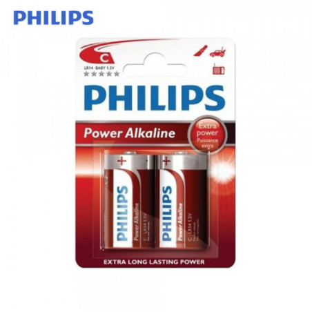 Pila Alkalina Philips C LR14 1,5V (Blister 2 Unid) [E3-38402]
