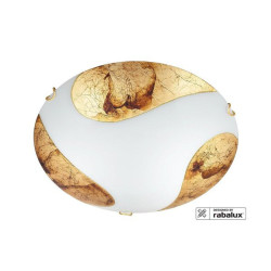 Lámpara de Techo RABALUX "Art gold" 2xE27 IP20 [RAB-1942]