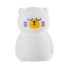 Lampara Nocturna de Mesa Led Infantil Quitamiedos y Recargable "Babycat"   [HO-BABYCAT-WW-CW]