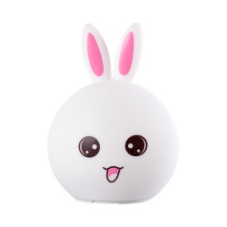 Lampara Nocturna de Mesa Led Infantil Quitamiedos y Recargable "Babyrabbit"    [HO-BABYRABBIT-WW-CW]