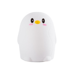 Lampara Nocturna de Mesa Led Infantil Quitamiedos y Recargable "Penguin"    [HO-BIRD-WW-CW]