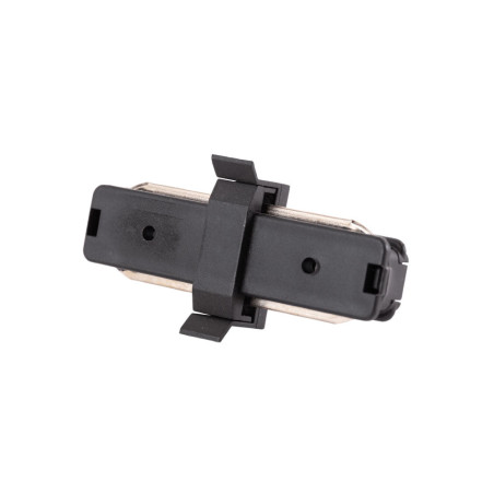 Conector Recto Carril Monofásico Negro [HO-PL218000RN]