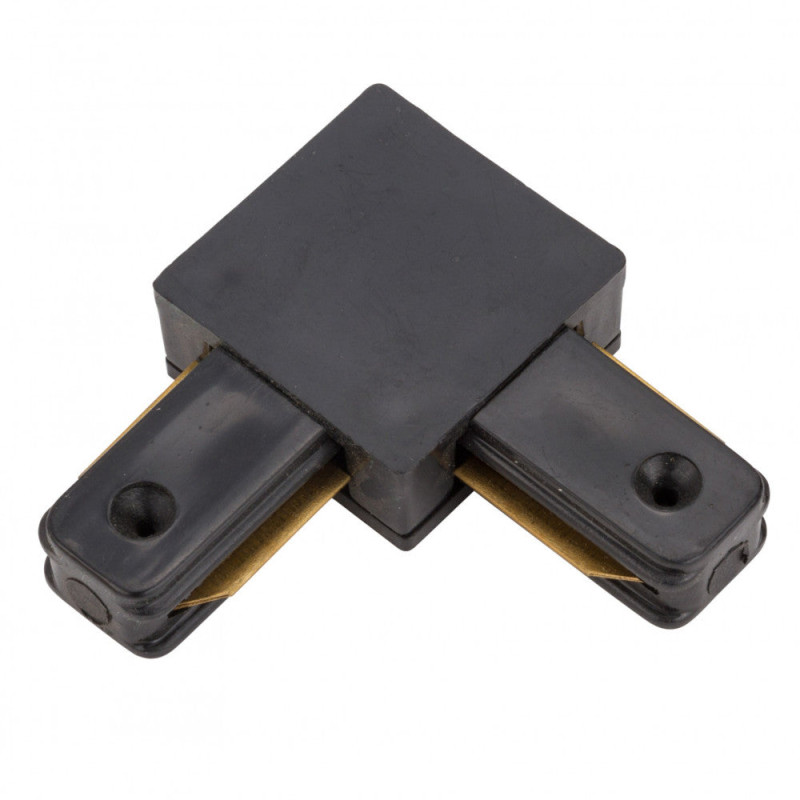 Conector 90º Carril Monofásico Negro [HO-PL218000AN]