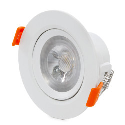 Foco Downlight Circular LED 7W 630Lm 6000ºK 40.000H  [LM-4203-CW]