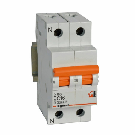 LEGRAND-Magnetotérmico Rx³ - 1P+N - 230 V~ - 16A - Curva C [SON-419926]
