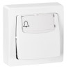 LEGRAND-Pulsador Portaetiquetas - Oteo - Monobloc - 6A - Blanco [SON-086009]
