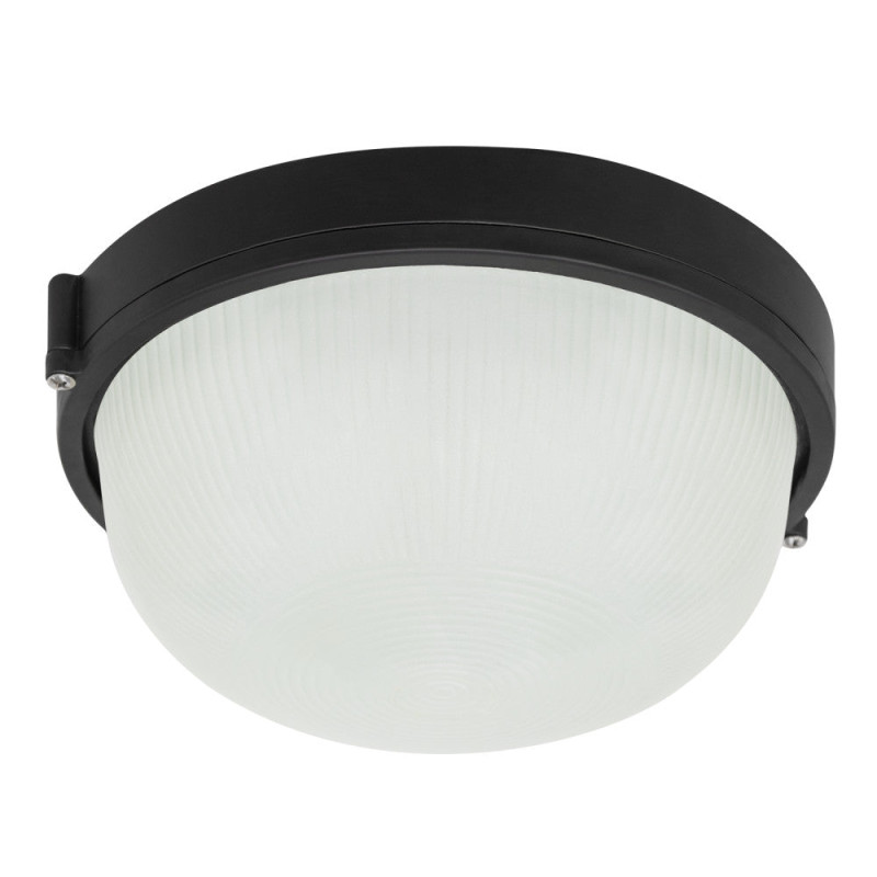 Aplique de Pared Jardín  E27 IP44 Negro Sin Bombilla [BO-132-N]