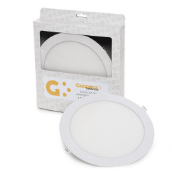 Placa LED 18W 1409Lm 6000ºK Circular Estuche Personalizado 40.000H  [JL-GP-LZ-3-M-CW-EP01]