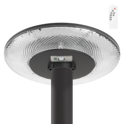 Farola LED Solar 100W Sensor Control Remoto Blanco Frío