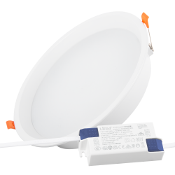 Downlight LED 32W 140Lm/W Driver LIFUD Flicker Free 6000ºK [HO-DL01-LI-32W-CW]