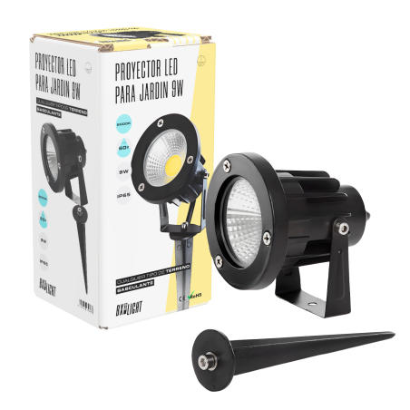 Proyector Led para Jardin 9W 6000 K [BX3-CPDC09-9W-CW]