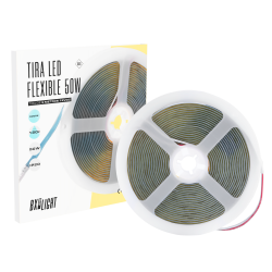 Tiras de Led Flexible 50W IP20 6000 K 12 VDC  5 m. [BX3-COB-320-12DC-CW]