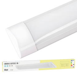 Luminaria Lineal de Superficie LED 18W 120Lm/W 2160Lm 6000ºK 60Cm 40,000H   [BX3-LLS-18216060-CW]