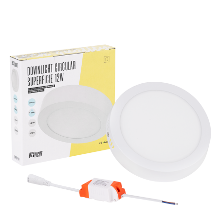 Plafón LED 12W 930Lm 6000ºK Circular 40.000H  [BX3-MZMD01-12W-CW]