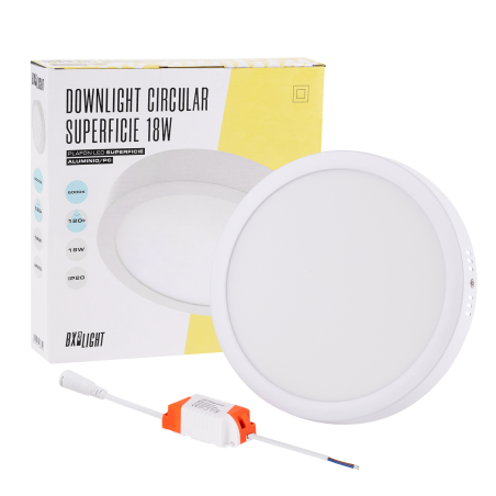 Plafón LED 18W 1.190Lm 6000ºK 40.000H   [BX3-JM18WR-CW]