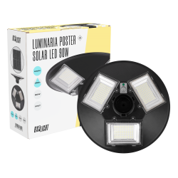 Luminaria Poster Solar Led 90W IP67 90W 6000 K [BX3-SOLARSTSMD90W-CW]