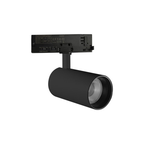 Foco de Carril LED Trifásico Potencia_Temperatura de Color Regulables 20_25_30W 6000_4000_3000K Negro  [ATL080030-T-B]