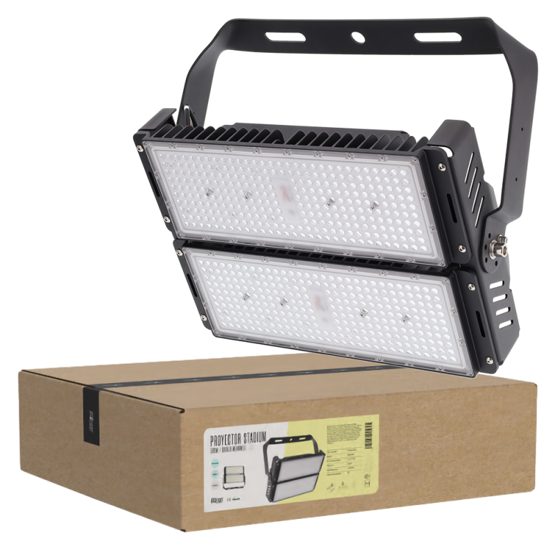 Foco Proyector LED 500W Stadium 75000Lm Driver Meanwell 1-10V IP65 Philips 3030 100.000H