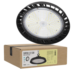 Campana LED 150W ( 90W-120W-150W ) 27000Lm Driver Lifud Regulable 1-10V Chip Philips CW 6000ºK 90º