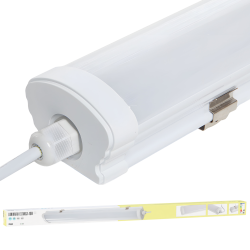 Equipo Estanco LED 40W 3.600Lm 6000ºK 120Cm IP65 50.000H    [BX3-WP-40W-1200-CW]