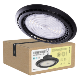 Campanas High Bay Led -  Grandes Alturas 100W IP65 6000 k 120º Reg. 0-10V [BX3-HVUFO100W-H-CW]