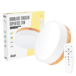 Plafón LED 24W 2493Lm Mando a Distancia (Intensidad-CCT) 10.000H   [BX3-CCT-DL24W]