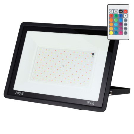 Proyector LED RGBW con Mando a Distancia 200W