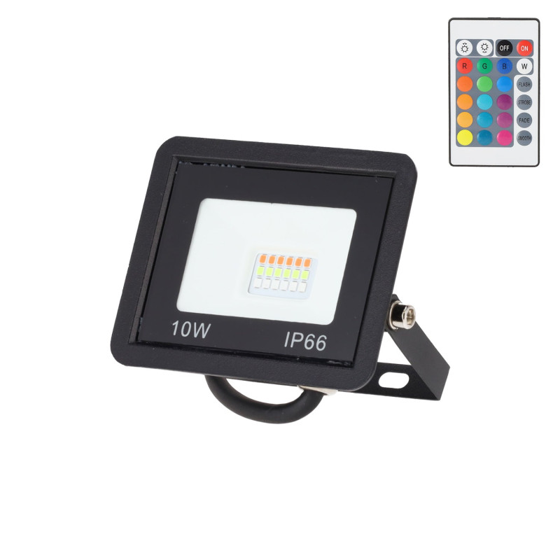 Proyector LED RGBW con Mando a Distancia 10W