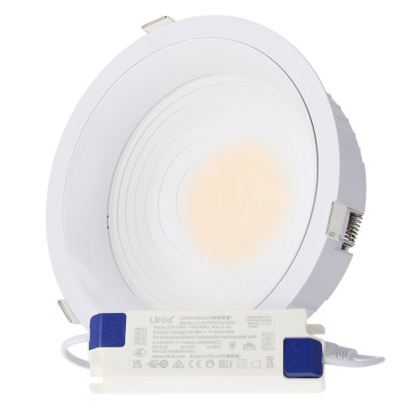Downlight LED 50W 4 CCT (Tonalidad Luz Regulable) 140LM/W UGR17 Lifud driver