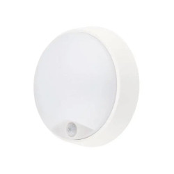 Plafón LED Exterior 10W 1000Lm CCT (Tonalidad Luz Regulable) 3000-4000-6500ºK  Detector Proximidad IP65 Acabado Blanco