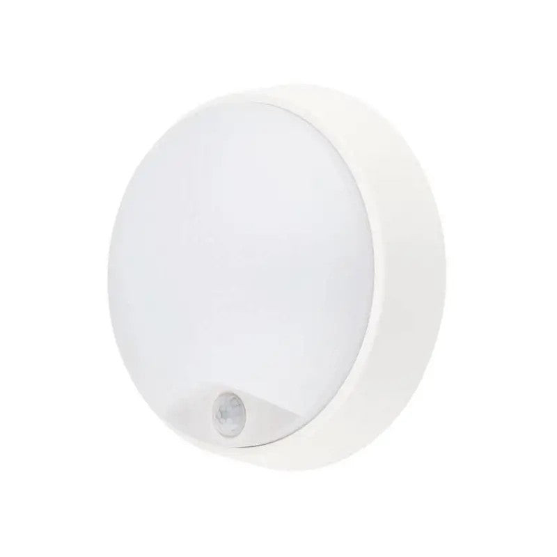 Plafón LED Exterior 10W 1000Lm CCT (Tonalidad Luz Regulable) 3000-4000-6500ºK  Detector Proximidad IP65 Acabado Blanco