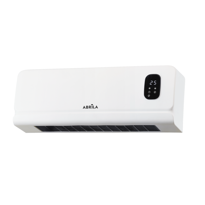 Split Ceramico Ptc Taxus 2000w Blanco 2 Potencias Display Remoto Temporizador Seguro 16x45x12,2cm