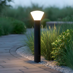 Baliza LED Exterior  "Sonsonate" 60Cm 5W 220VAC 3000ºK Negro