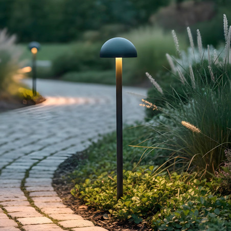 Baliza LED Exterior  "Ocala" 60Cm 12W 220VAC 3000ºK Negro