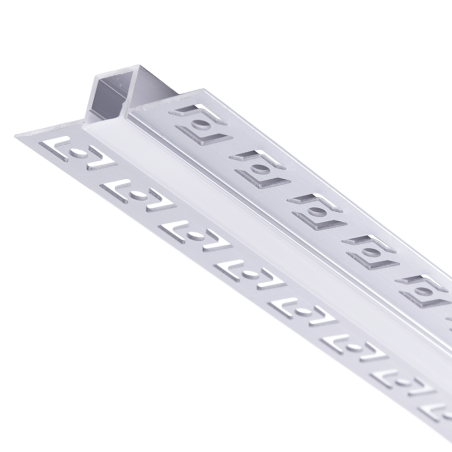 Perfíl de AluMinio para Empotrar Escayola/Pladur Tira Led 9mm  - 2M [BX3-PA-639-2M]