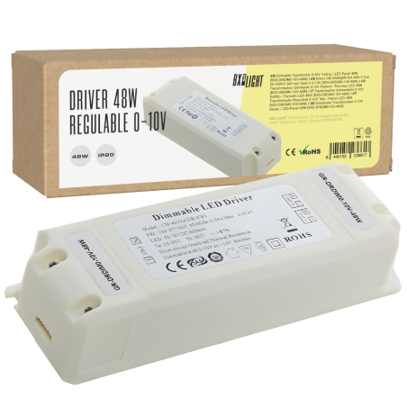 Driver CM-40VAaDR Pot.48W V Out 50-76VDC 600 mA Clase II 0-10V [BX3-DRDIM0-10V-48W]