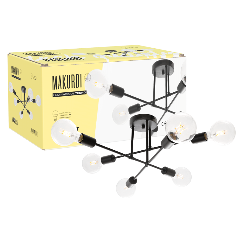 Lámpara de Techo "Makurdi"   [BX3-OPV-521SHN1132]