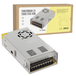 Transformador -  Fuente de Alimentación AC/DC -  Convertidor AC/DC 230 VAC/12VDC 400W/33A IP25 [BX3-TRIP25400W33A]