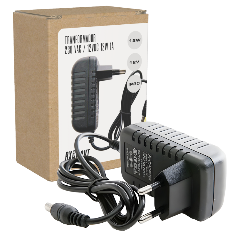Transformador LED 230VAC/12VDC 12W 1A  [BX3-KDTR1212W]