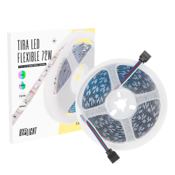 Tira de Led Flexible 72W IP20 RGB 12 VDC  5 m.  [BX3-219012]