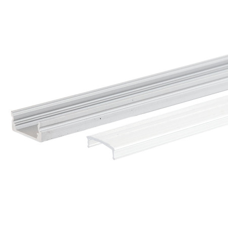 Perfíl AluMinio para Tira Led - Difusor Opal x 2M [BX3-A1707]