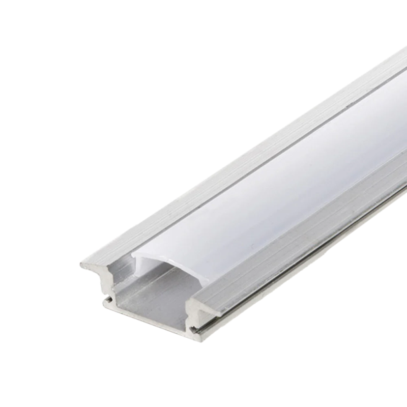Perfíl Aluminio para Tira Led - Difusor Opal x 2M [BX3-A1708]