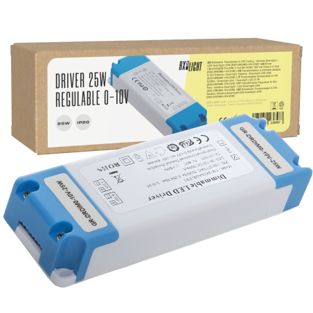 Driver CM-24VAaDR Pot.24W V Out 30-72VDC 300 mA Clase II 0-10V [BX3-DRDIM0-10V-25W]