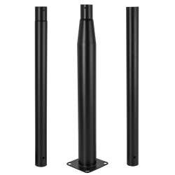 Columna Farola 3M Desmontable Negro
