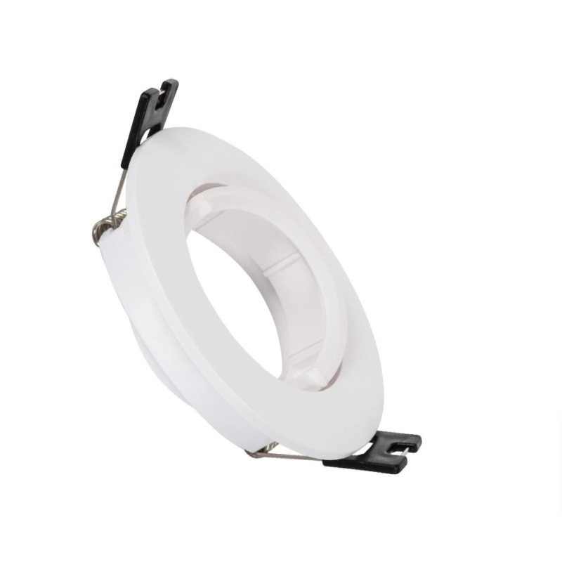 Aro Foco Downlight 1xGU10 Policarbonato Circular Blanco