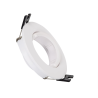 Aro Foco Downlight 1xGU10 Policarbonato Circular Blanco